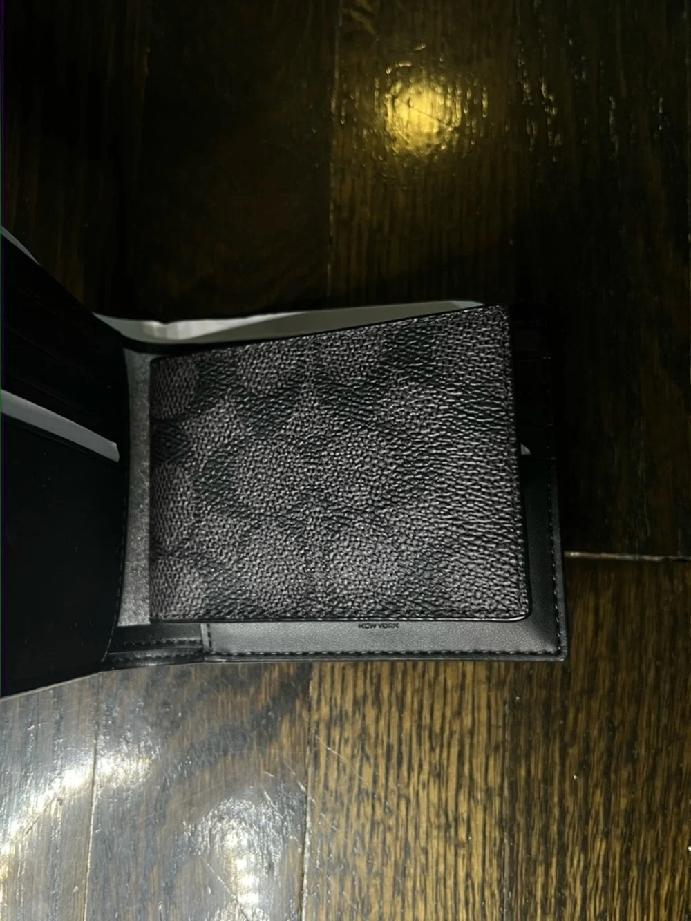 Black Coach wallet - Picture 4 of 6